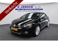 Volkswagen Golf Cabriolet - 1.4 TSI Goed onderhouden Prachtige auto | Afneembare trekhaak | Airco | Lederen sportstoel