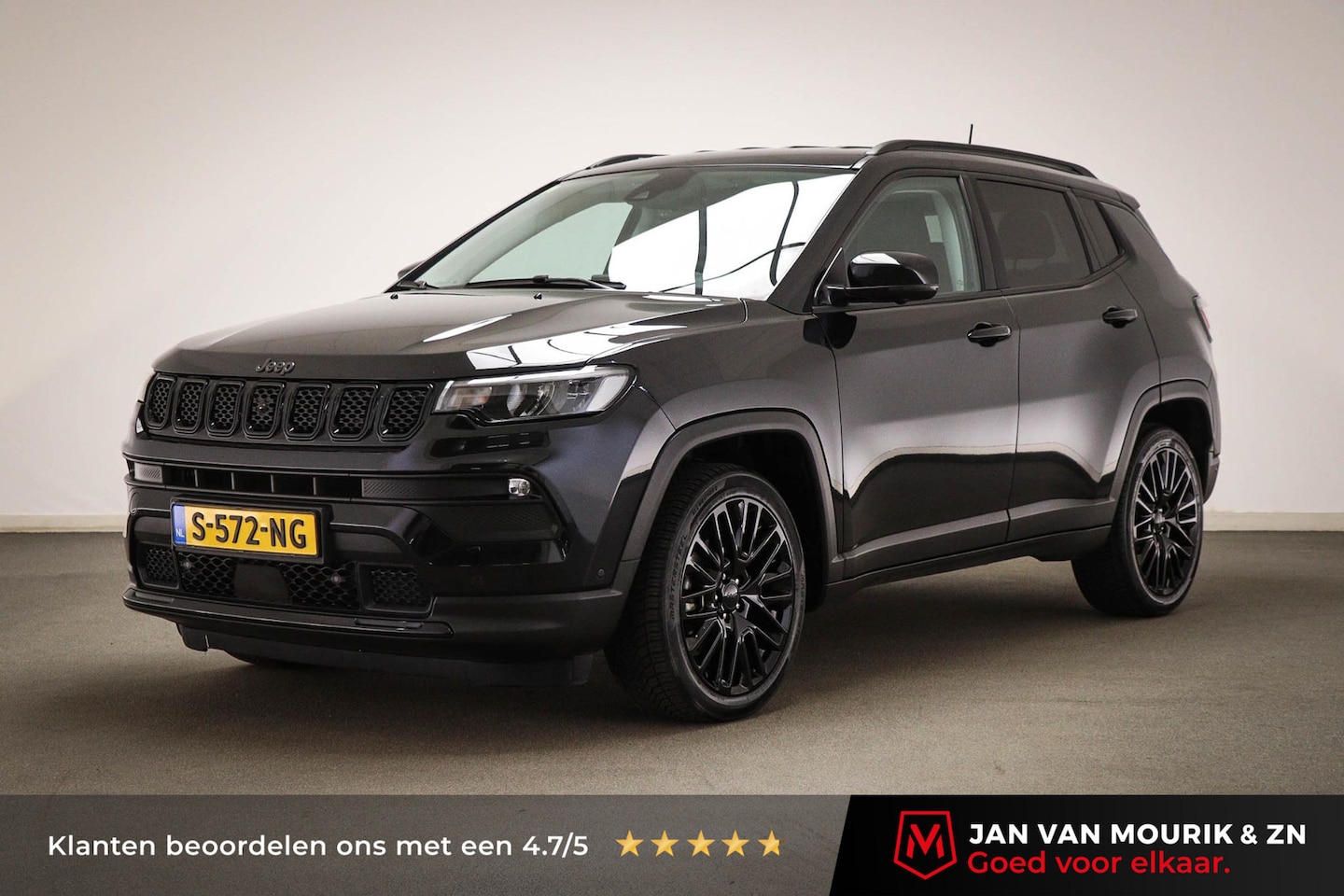 Jeep Compass - 1.3T S | CLIMA | STOEL / STUUR-VVERWARMING | DAB | 360 CAMERA | 19" - AutoWereld.nl