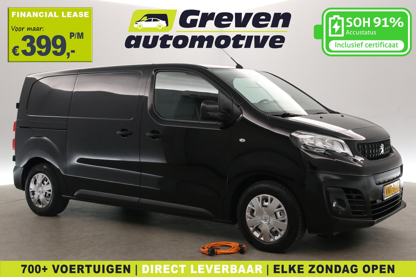 Peugeot Expert - Elektrisch 75 kWh L2H1 | Snelladen | SOH 91% | Airco | Cruise | Camera | Carplay | 3 Zits - AutoWereld.nl