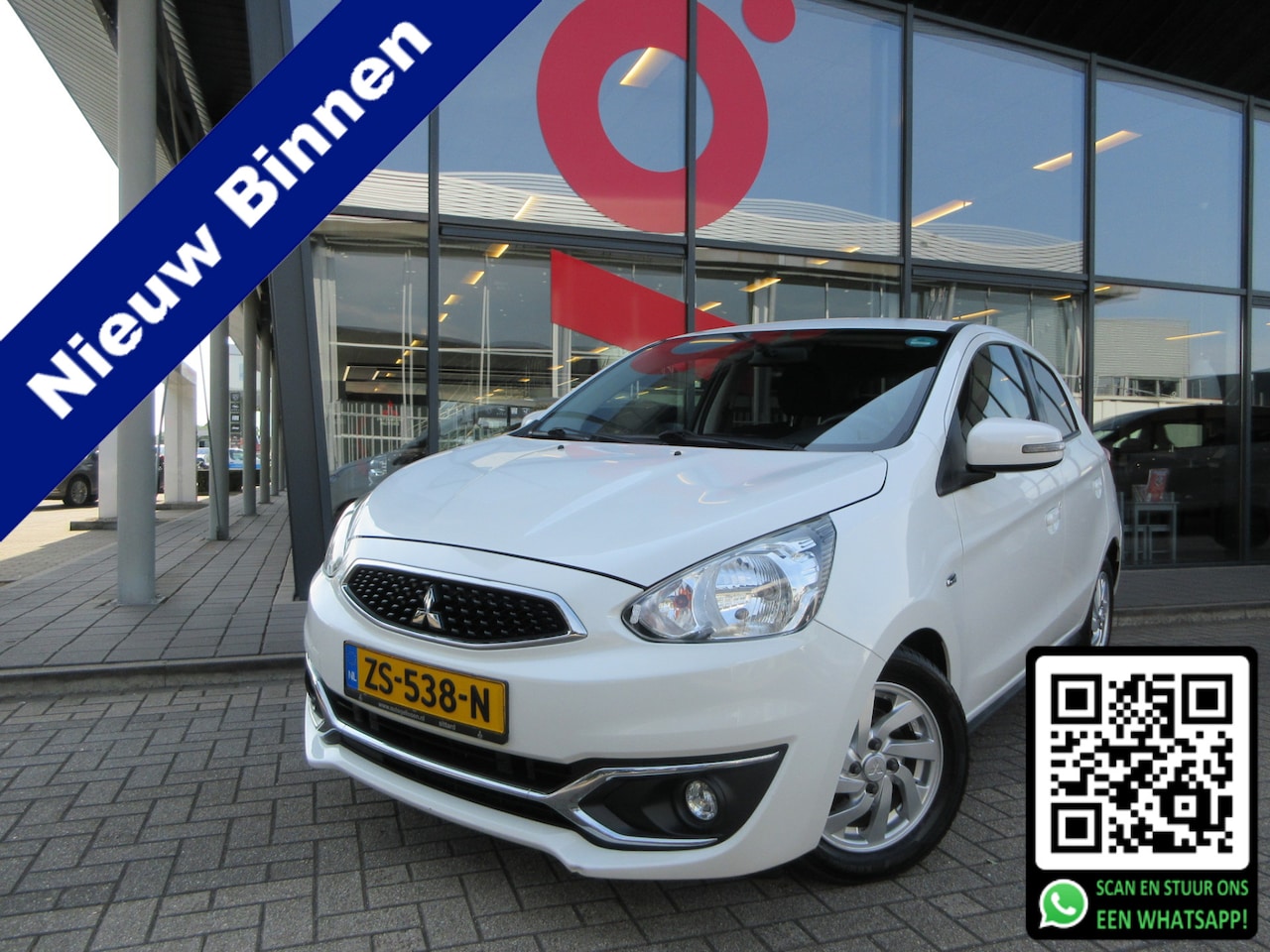 Mitsubishi Space Star - 1.2 Advance AUTOMAAT | 1E EIGENAAR | DEALER ONDERHOUDEN  | TREKHAAK | NAVIGATIE | - AutoWereld.nl