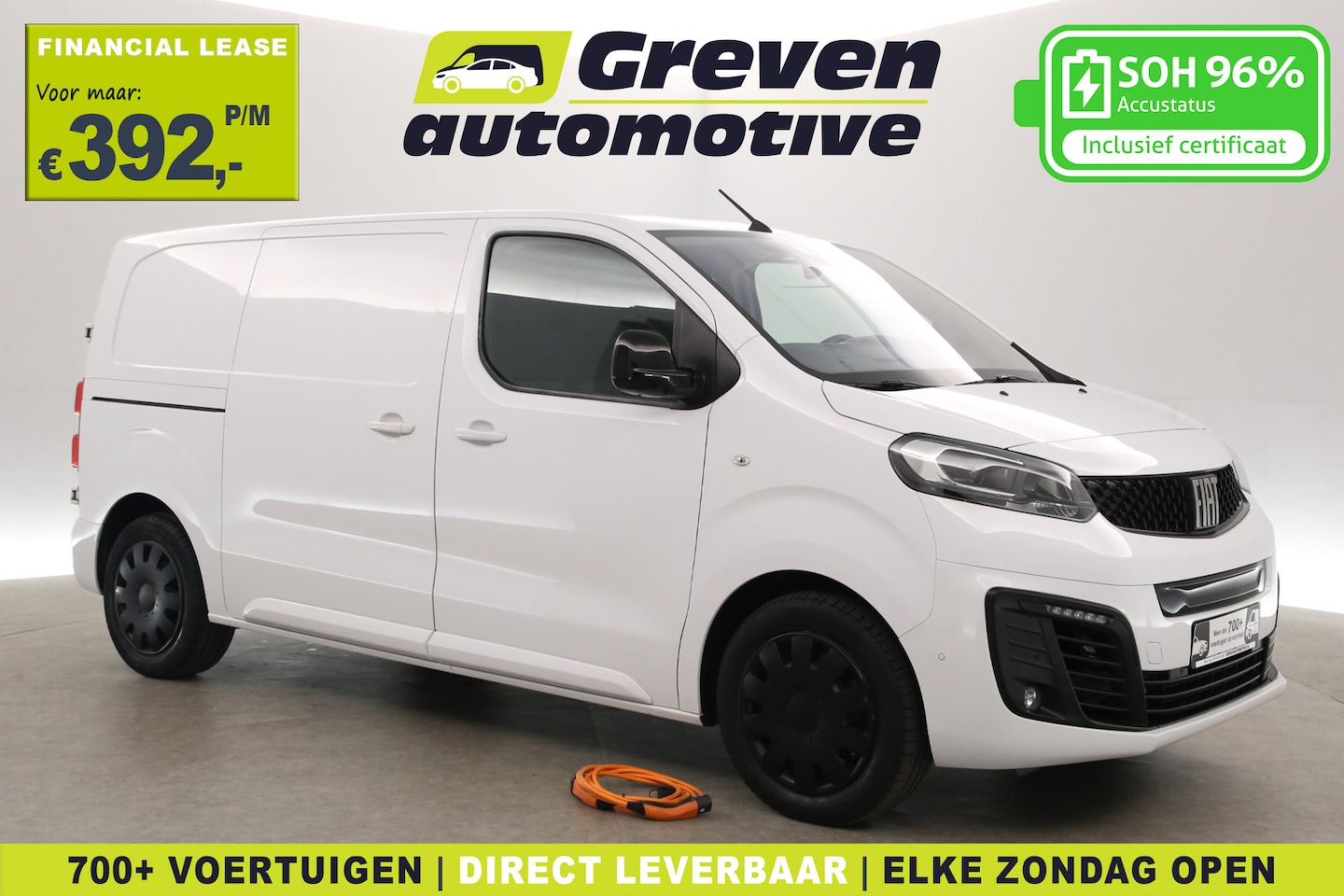 Fiat Scudo - Elektrisch L2H1 75 kWh | Snelladen | SOH 96% | Airco | Camera | Cruise | 3 Zits | Trekhaak - AutoWereld.nl