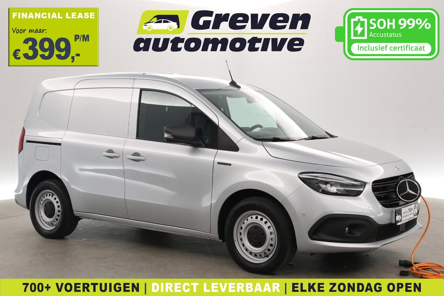 Renault Kangoo - Mercedes-Benz eCitan 45 kWh | NIEUW | Snelladen | SOH 99% | Clima | Camera | Cruise | Carp - AutoWereld.nl