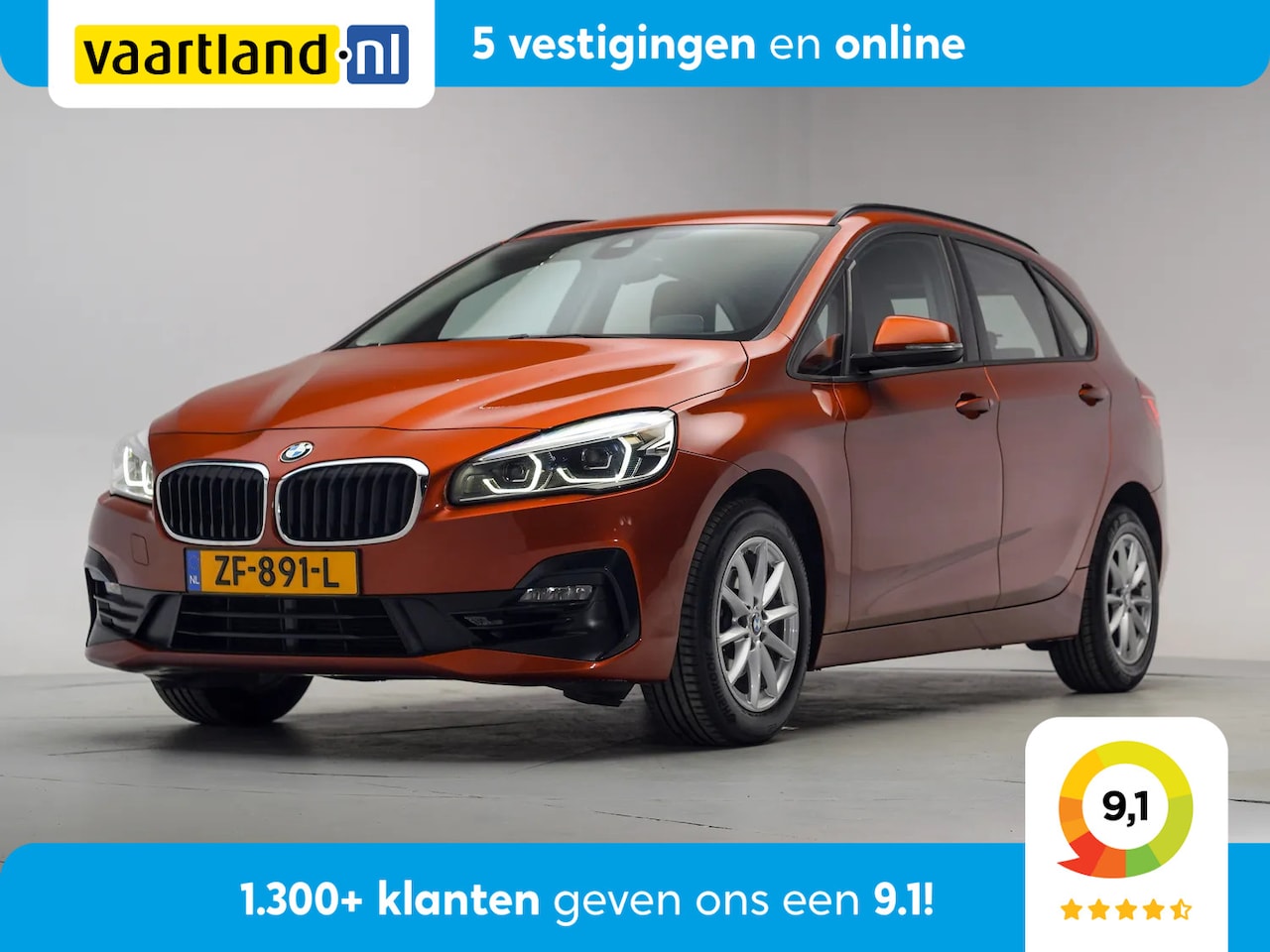 BMW 2-serie Active Tourer - 216i Executive Edition [ Led Navi Climate Cruise LMV ] - AutoWereld.nl