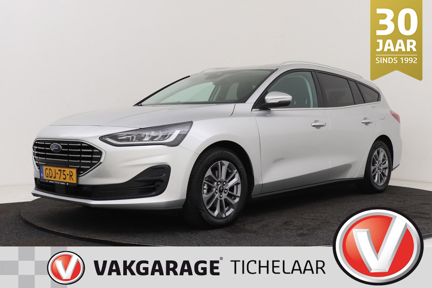 Ford Focus Wagon - 1.0 EcoBoost Hybrid Titanium | Org NL | CarPlay | Cruise Control | Climate Control | PDC | - AutoWereld.nl