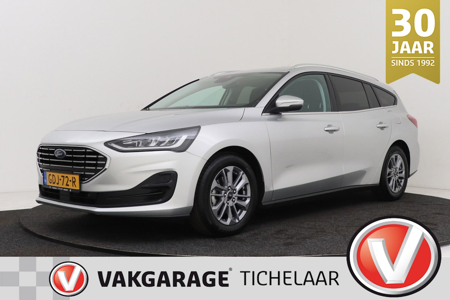 Ford Focus Wagon - 1.0 EcoBoost Hybrid Titanium | Org NL | CarPlay | Cruise Control | Climate Control | PDC | - AutoWereld.nl