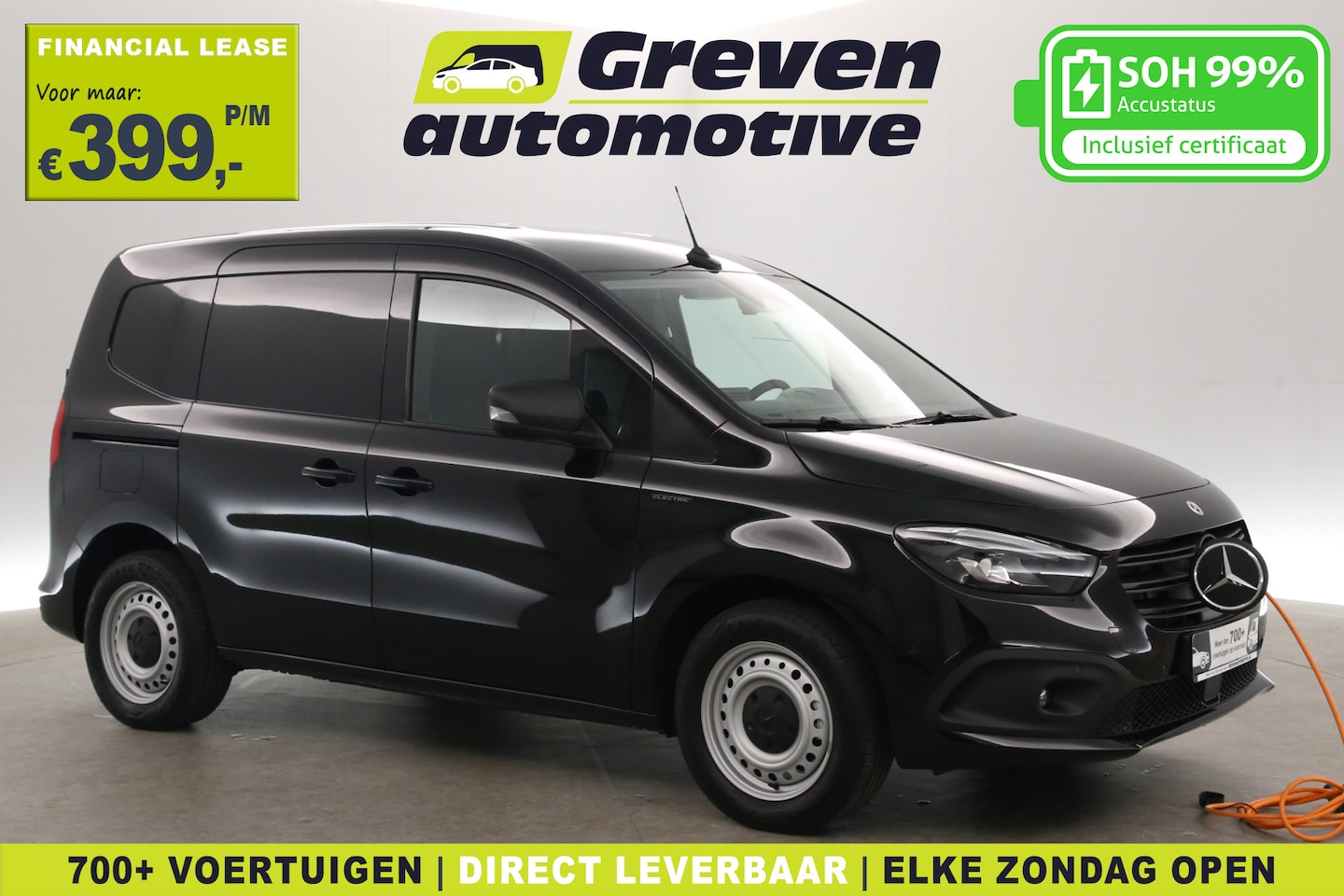 Mercedes-Benz Citan - Elektrisch 45 kWh | NIEUW | Snelladen | SOH 99 % | Clima | Camera | Cruise | Carplay | Nav - AutoWereld.nl