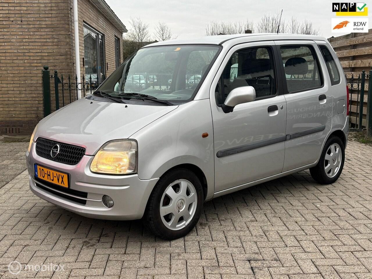 Opel Agila - 1.2-16V Elegance | airco | 5drs | nieuwe apk | trekhaak - AutoWereld.nl