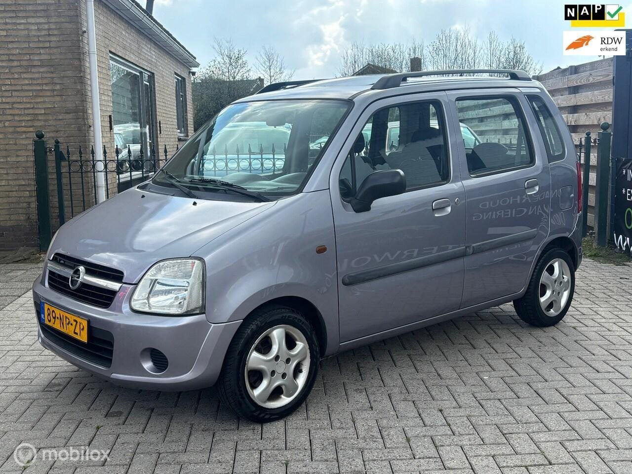 Opel Agila - 1.2-16V Enjoy | APK | DAKJE | - AutoWereld.nl