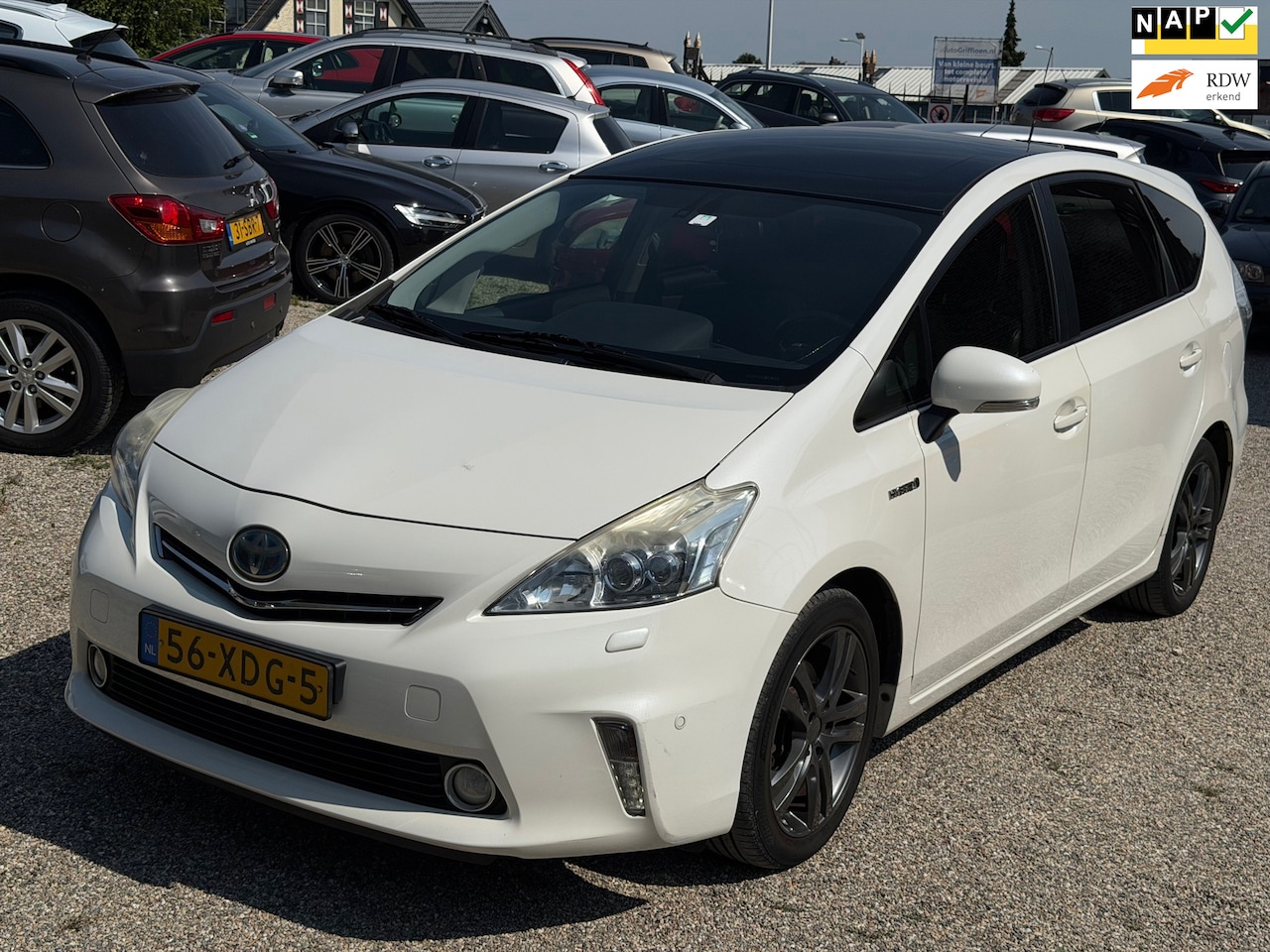 Toyota Prius Wagon - 1.8 Dynamic Business 96g Leer Pano Adaptief Cruise/Radar Camera Pano Dealer Onderhouden - AutoWereld.nl