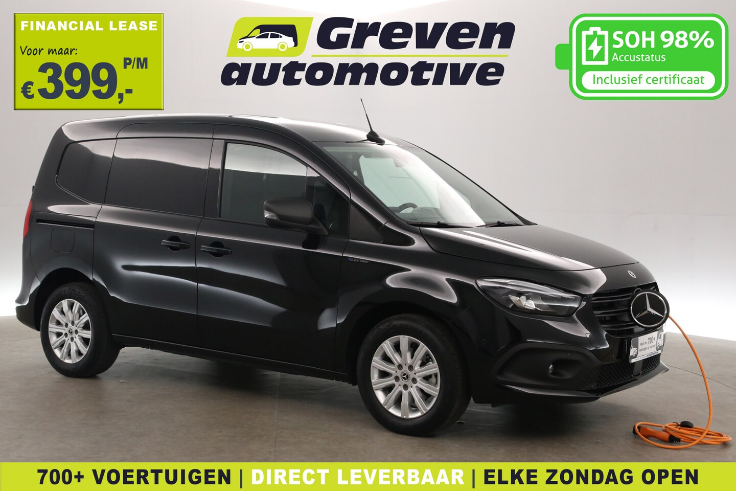 Mercedes-Benz Citan - Elektrisch 112 Pro 51 kWh 122PK | Snelladen | SOH 98% | Camera | Clima | LED | Navi | Park - AutoWereld.nl
