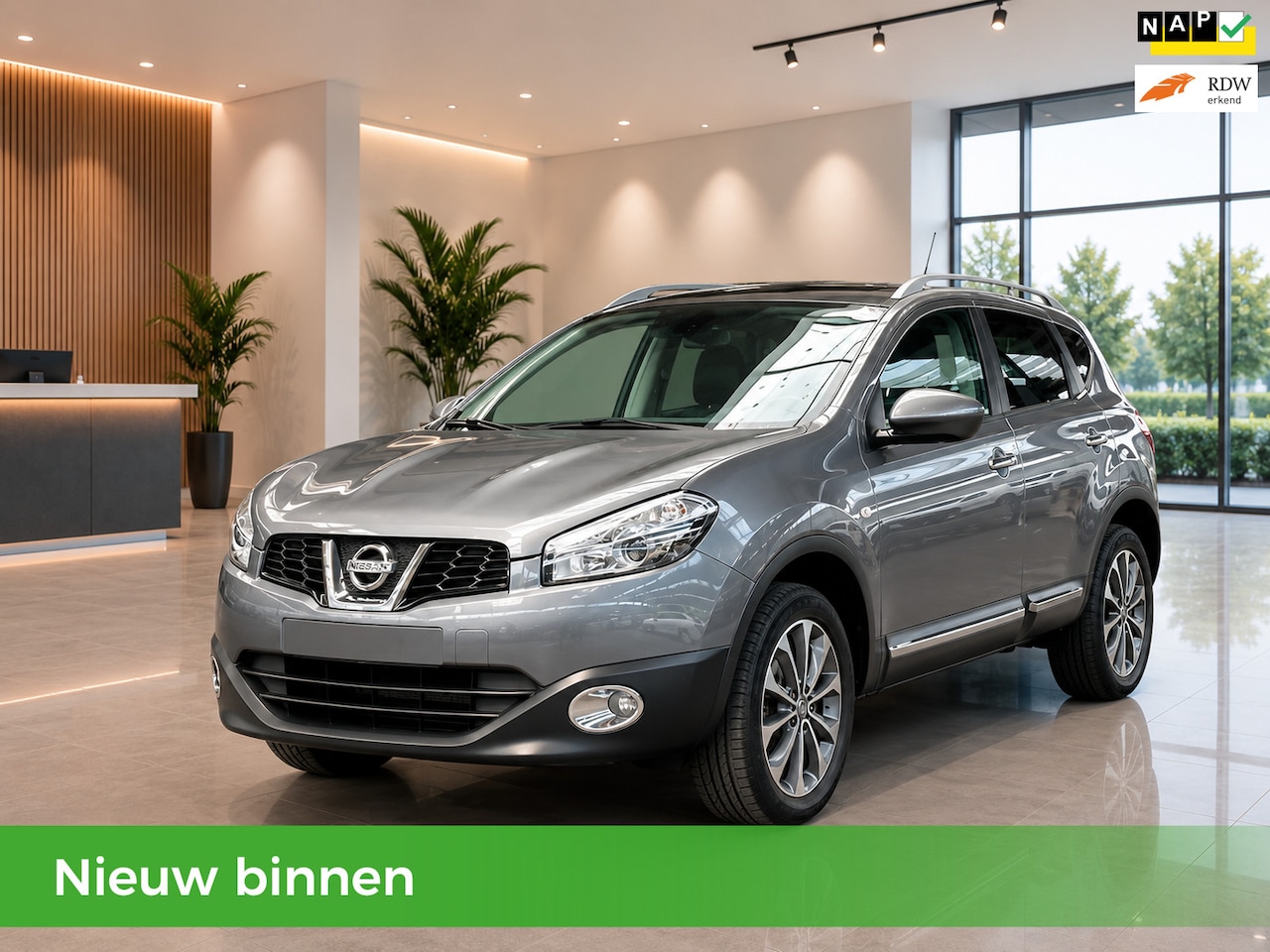 Nissan Qashqai - 1.6 ( 117PK ) NAP Airco- NL auto- Trekhaak-1e Eigenaar- Panoramadak- Bluetooth - AutoWereld.nl