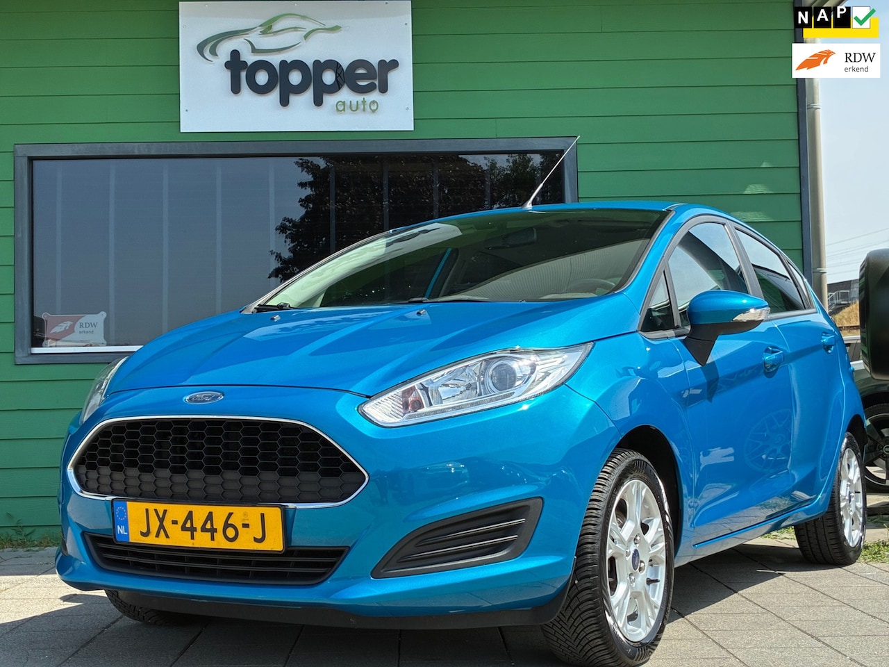 Ford Fiesta - 1.0 Style|2e Eigenaar|Navigatie|CruiseControl|Airco|LM-Velgen|Elektr.ramen| - AutoWereld.nl