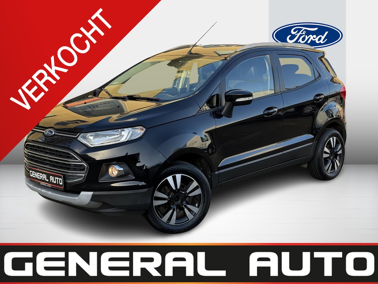 Ford EcoSport - 1.0 EcoBoost Titanium 1.0 EcoBoost Titanium, Trekhaak, New DistributieRi - AutoWereld.nl