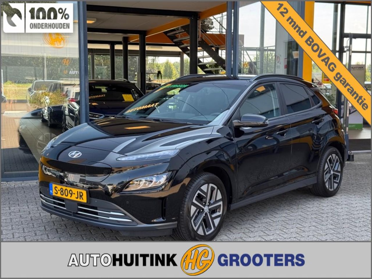 Hyundai Kona - EV 64kWh Premium - Navi - camera  - stoel/stuur verw. - head up - AutoWereld.nl