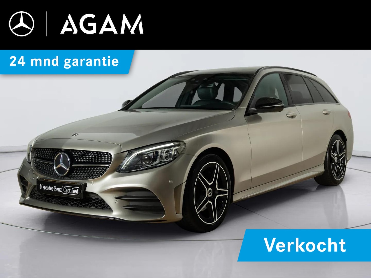 Mercedes-Benz C-klasse Estate - 180 Business Solution AMG Panorama dak - AutoWereld.nl