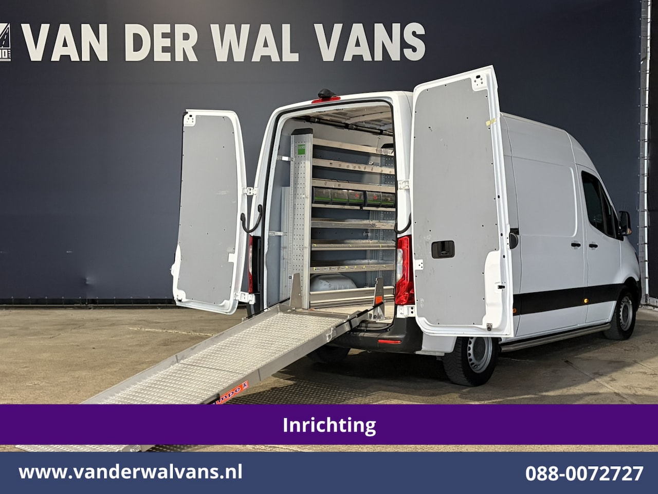 Mercedes-Benz Sprinter - 311 CDI L2H2 Inrichting Oprijplaat Euro6 Airco | Omvormer | Camera | Apple Carplay | Compr - AutoWereld.nl
