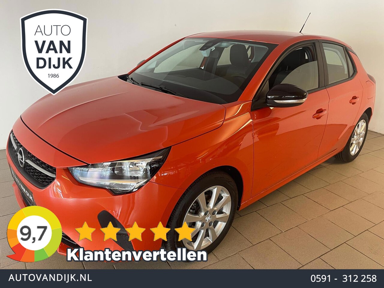 Opel Corsa - 1.2 Edition AIRCO NAVI VIA APP BLUETOOTH ELEK RAMEN 6 VERSN VELGEN ELEK RAMEN CENT VERG ZE - AutoWereld.nl