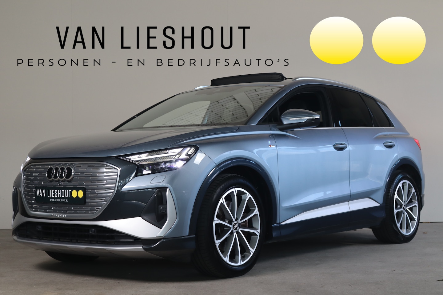 Audi Q4 e-tron - 40 S edition 77 kWh Panoramadak I Key-less I Adap. cruise - AutoWereld.nl