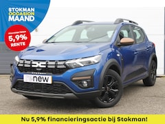 Dacia Sandero Stepway - 1.0 TCe 100 PK ECO-G Extreme | Glazen schuifkanteldak | 4 seizoensbanden | Stoelverwarming
