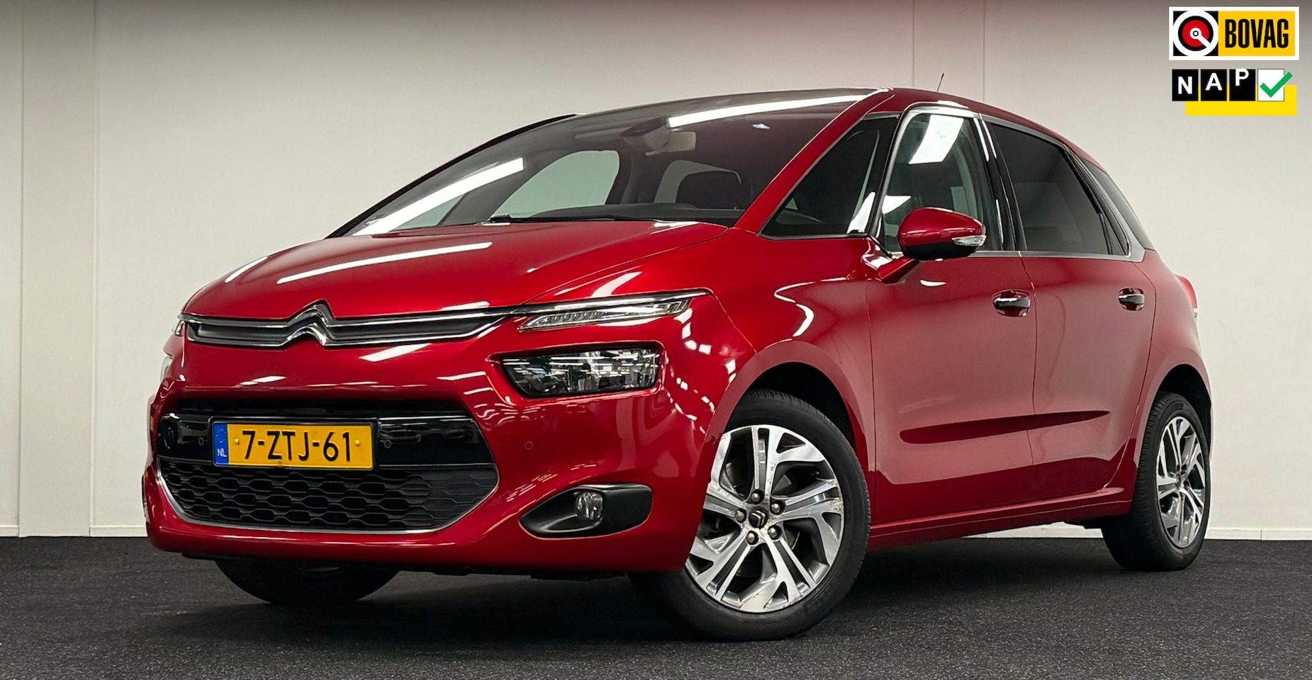 Citroën C4 Picasso - 1.6 THP Shine*LEESKTEKST*Motorstoring*Automaat*Trekhaak*Navi*Camera*NweApk! - AutoWereld.nl
