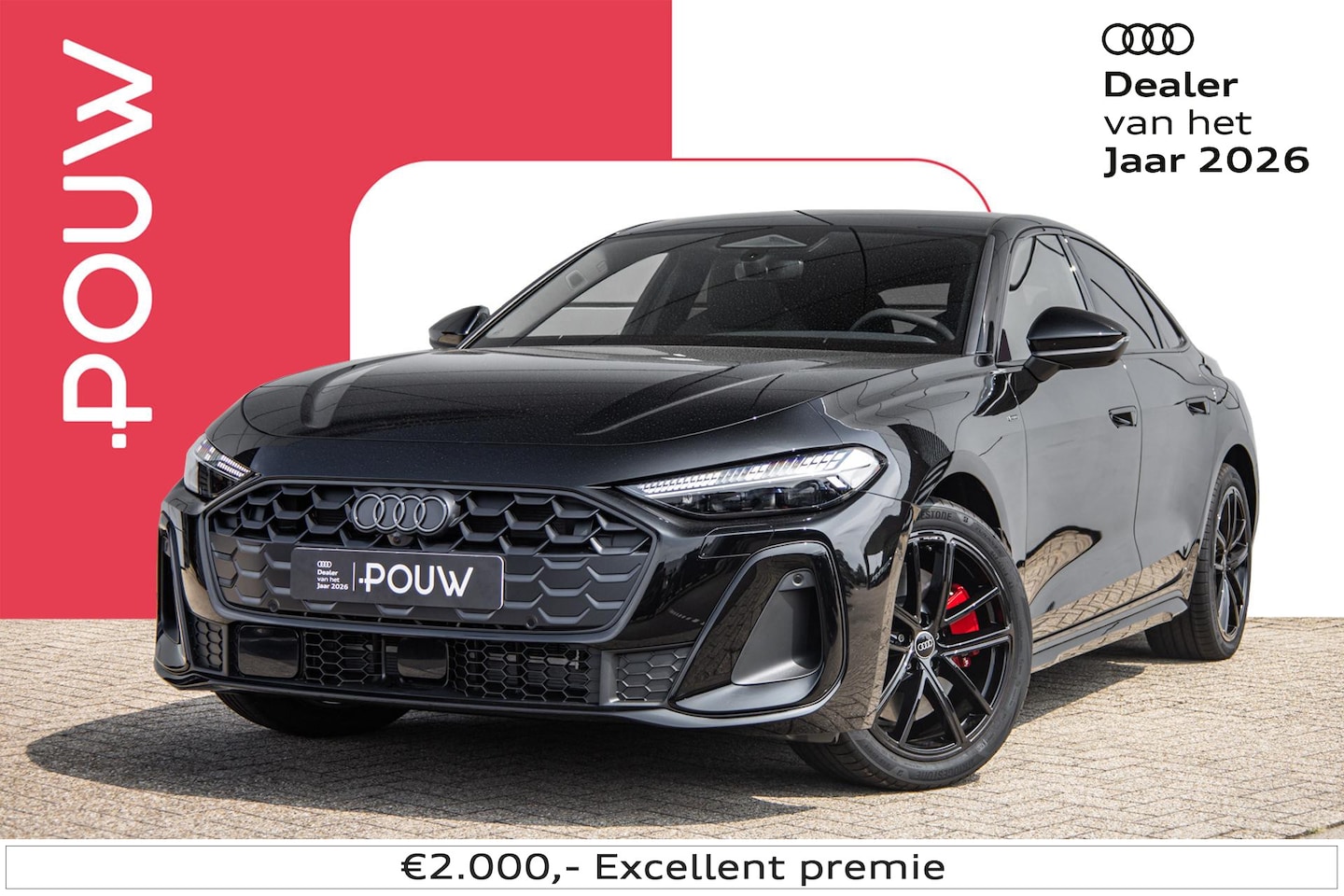 Audi A5 Limousine - 2.0 e-hybrid 367pk quattro S edition Competition | B&O 3D Premium | Carbon Inleg - AutoWereld.nl