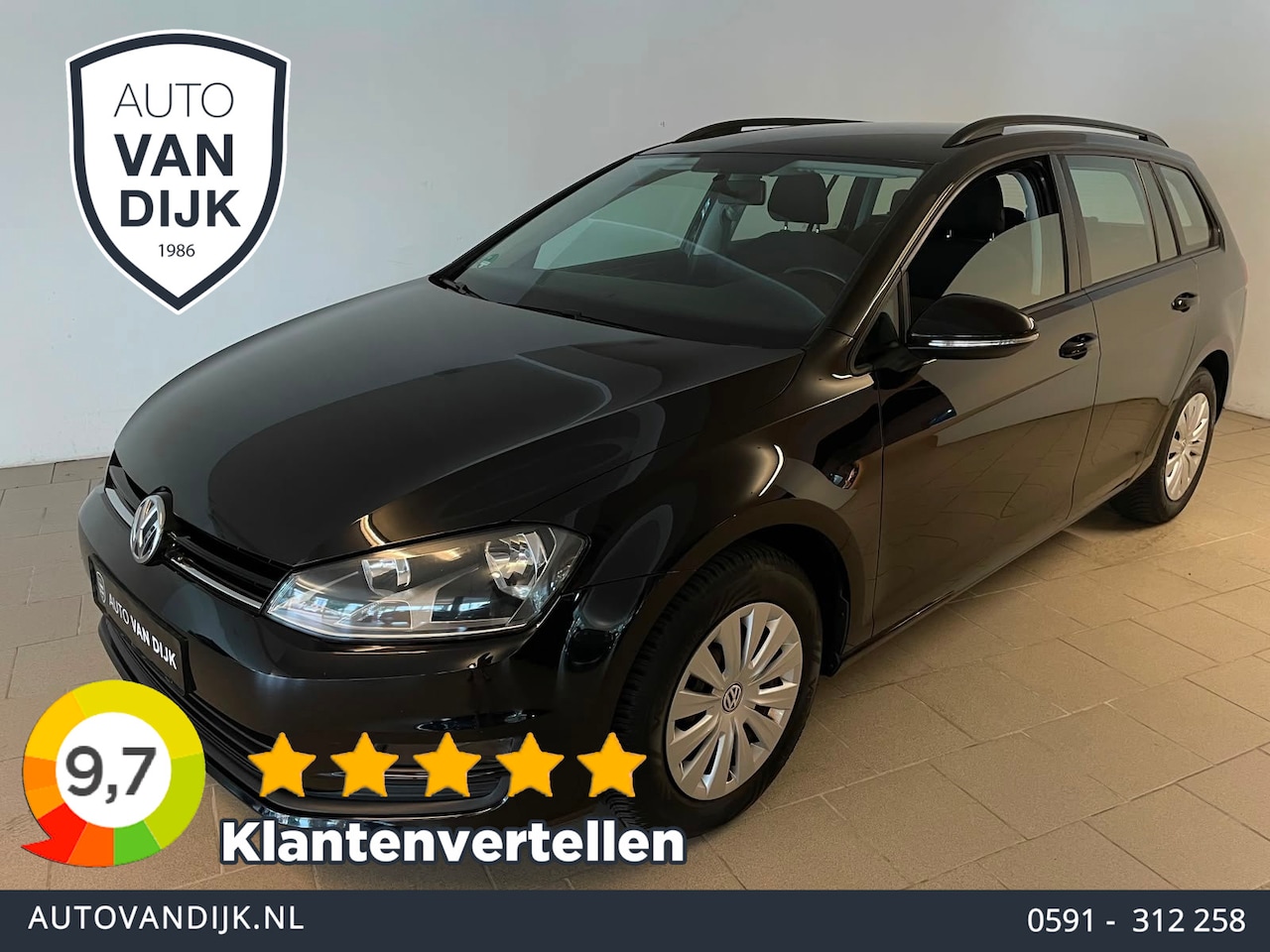 Volkswagen Golf Variant - 1.2 TSI Trendline AIRCO GROOT SCHERM ELEK RAMEN CENT VERG STATION 5 DEUREN ZEER NETTE AUTO - AutoWereld.nl