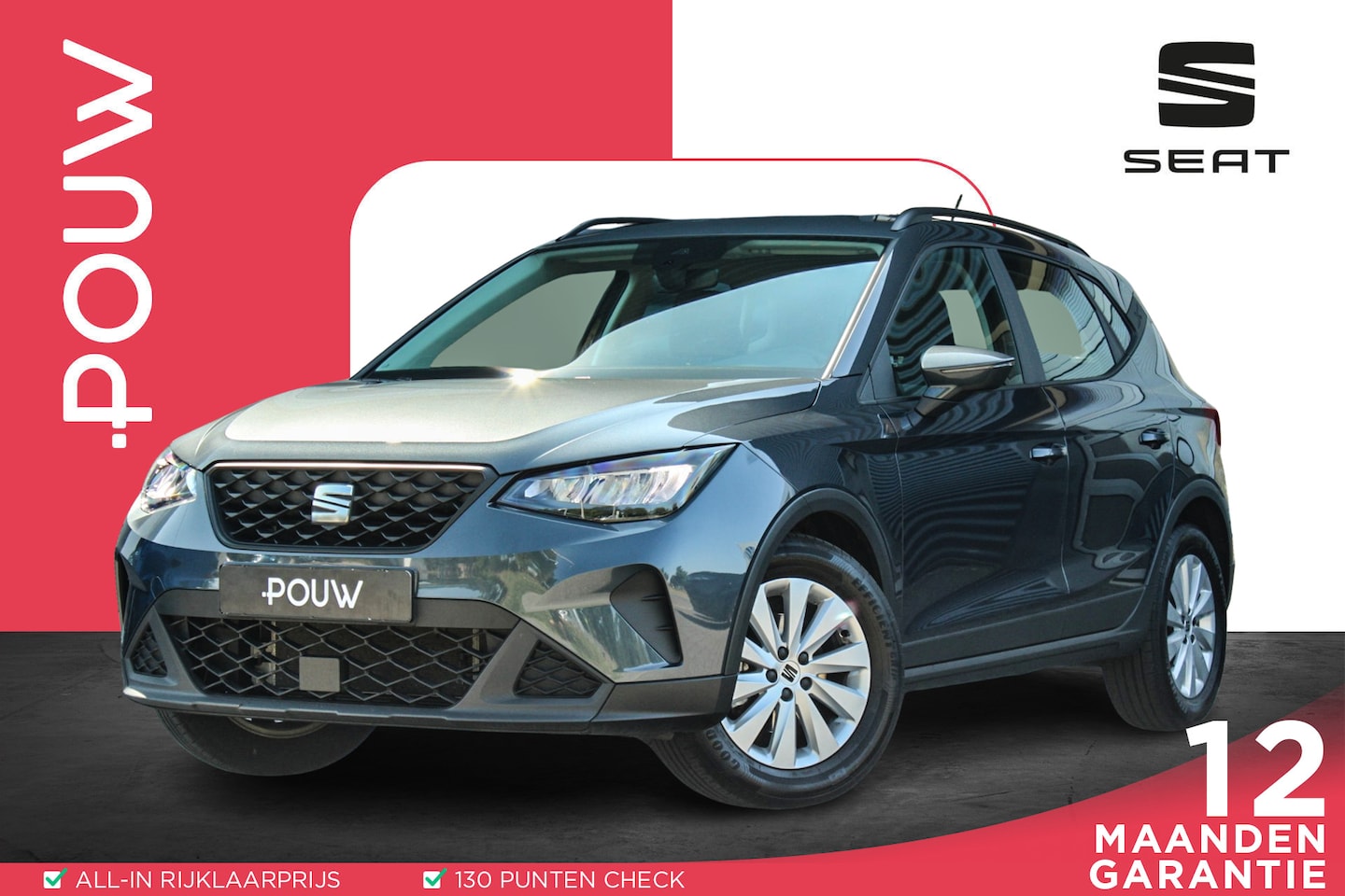 SEAT Arona - 1.0 EcoTSI 95pk Style | Airco Automatisch | Parkeersensoren | Apple CarPlay/ Android Auto - AutoWereld.nl