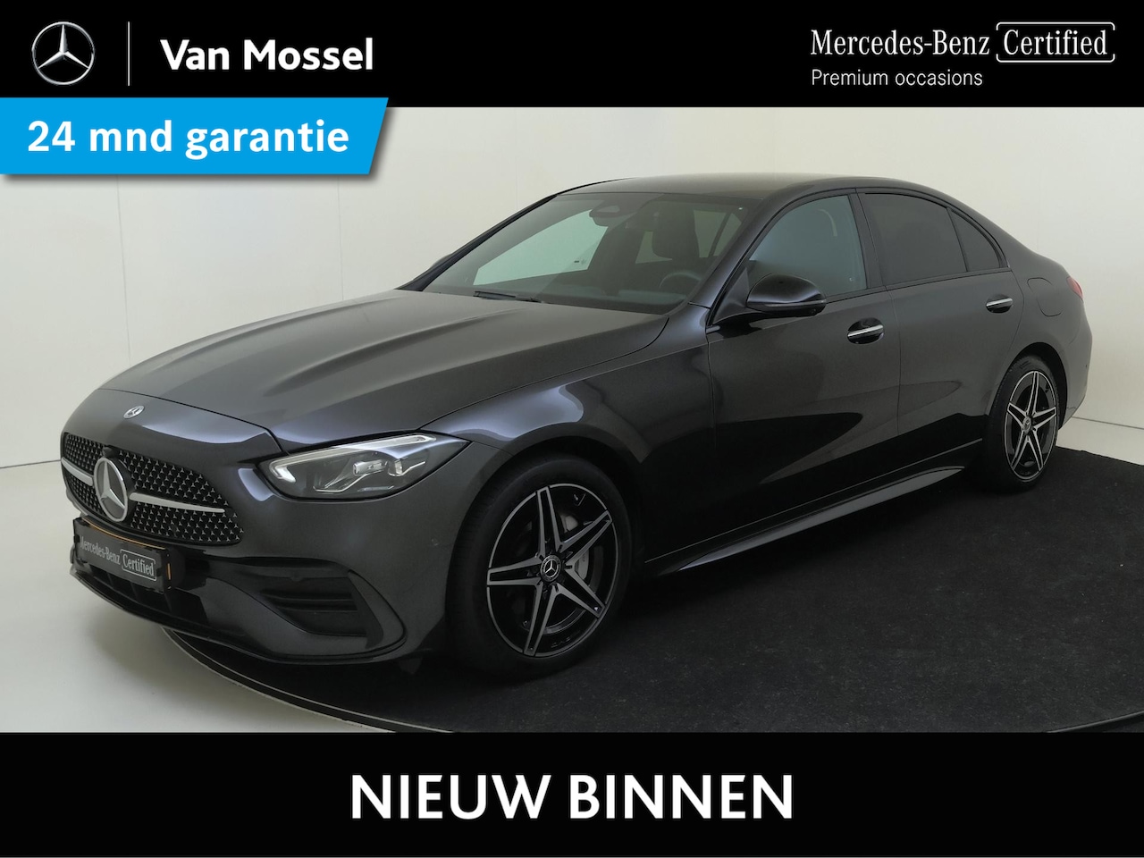 Mercedes-Benz C-klasse - 400 e 4MATIC AMG Line / Burmester 3D/ Night/ Memory/ Keyless - AutoWereld.nl