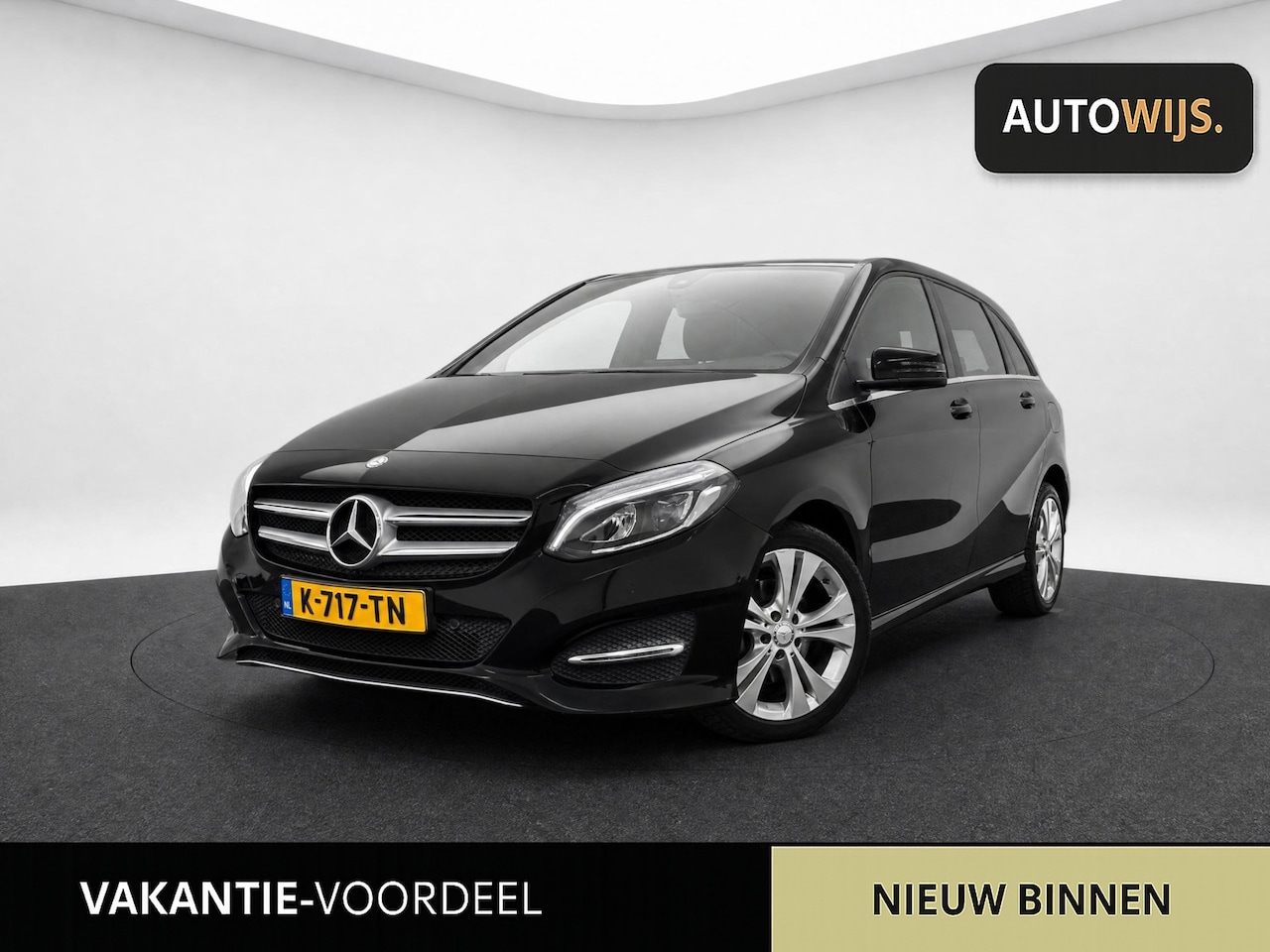 Mercedes-Benz B-klasse - 160 Ambition|FACELIFT|LED|NAVI|Stoelverw|GOED ONDERHOUDEN - AutoWereld.nl