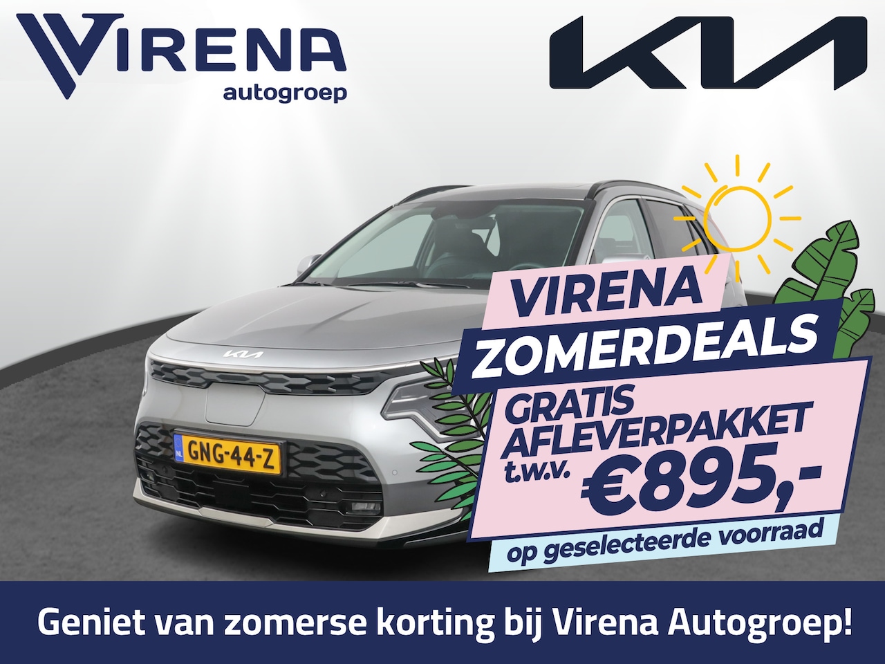 Kia Niro EV - DynamicPlusLine 64.8 kWh Automaat - Climate Control - Navigatie - Adaptief Cruise Control - AutoWereld.nl