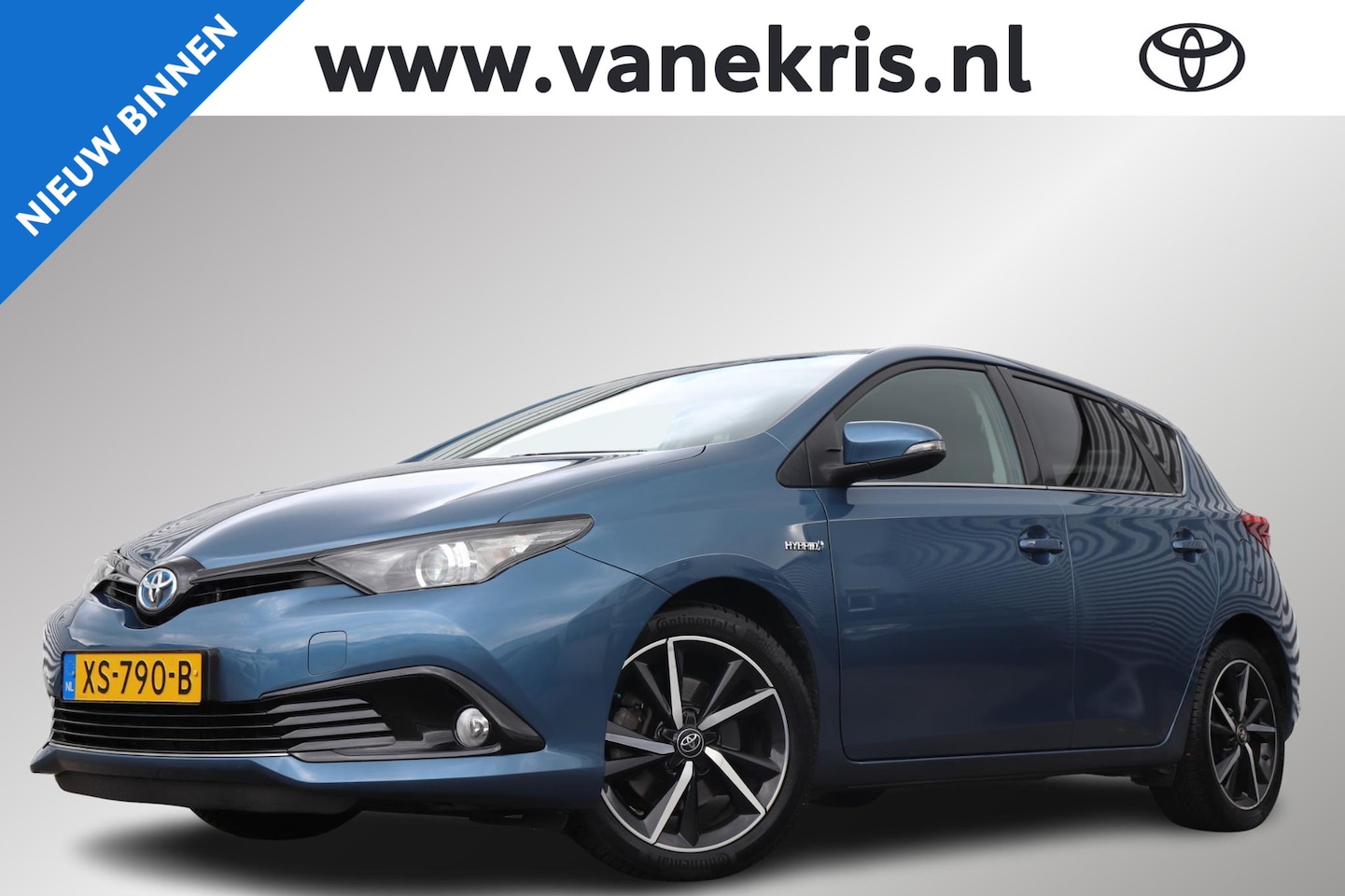 Toyota Auris - 1.8 Hybrid Volcano Edition 1.8 Hybrid Volcano Edition, Climate & Cruise control, NAVI, Dealer onderhouden! - AutoWereld.nl