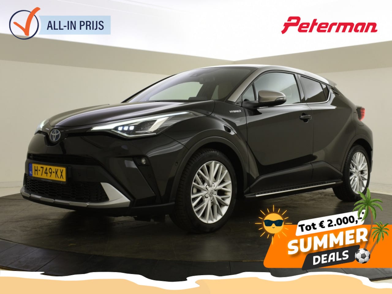 Toyota C-HR - 2.0 Hybrid 184PK Bi-Tone | Leder | PDC | Blindspot | JBL - AutoWereld.nl