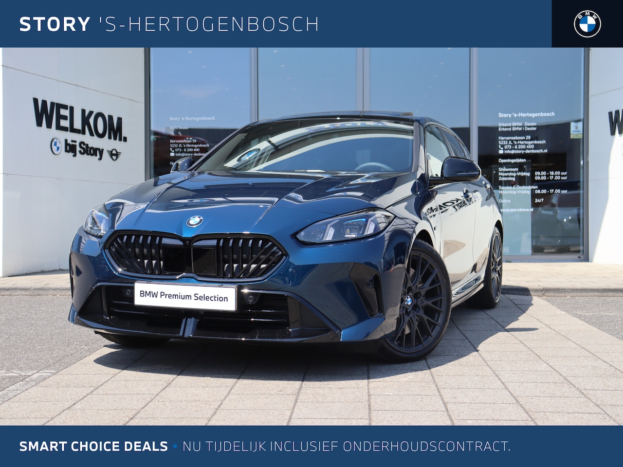 BMW 1-serie - 120 M Sport Automaat / Trekhaak / Panoramadak / Sportstoelen / Comfort Access / Achteruitr - AutoWereld.nl