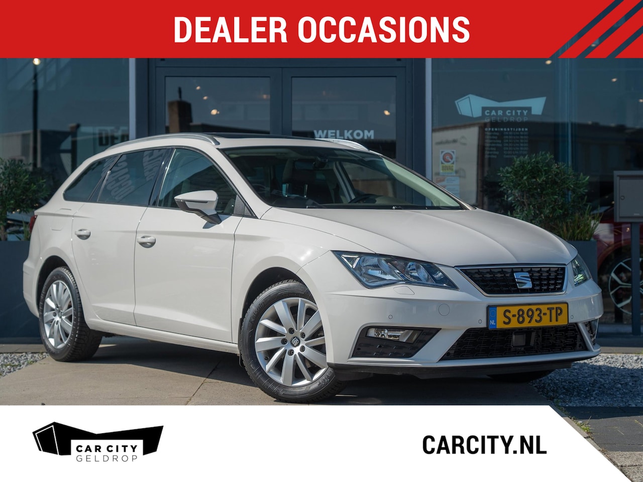 SEAT Leon ST - 1.0 TSI Style / Panorama / Keyless / Stoelverwarming / Camera / Carplay - AutoWereld.nl