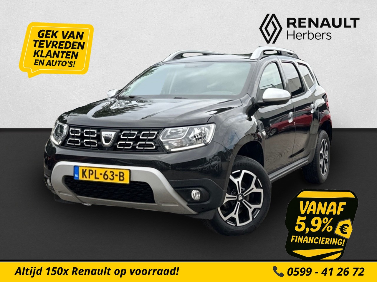 Dacia Duster - 1.0 TCe Bi-Fuel Prestige 360 / NAVI / ECC / PDC / CRUISE - AutoWereld.nl