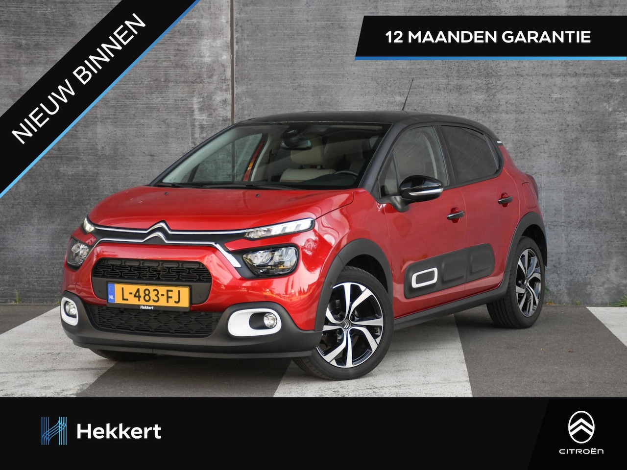 Citroën C3 - Shine 1.2 PureTech 82pk DODE HOEK | CRUISE | STOELVERWARMING | PRIVACY GLASS | DAB - AutoWereld.nl