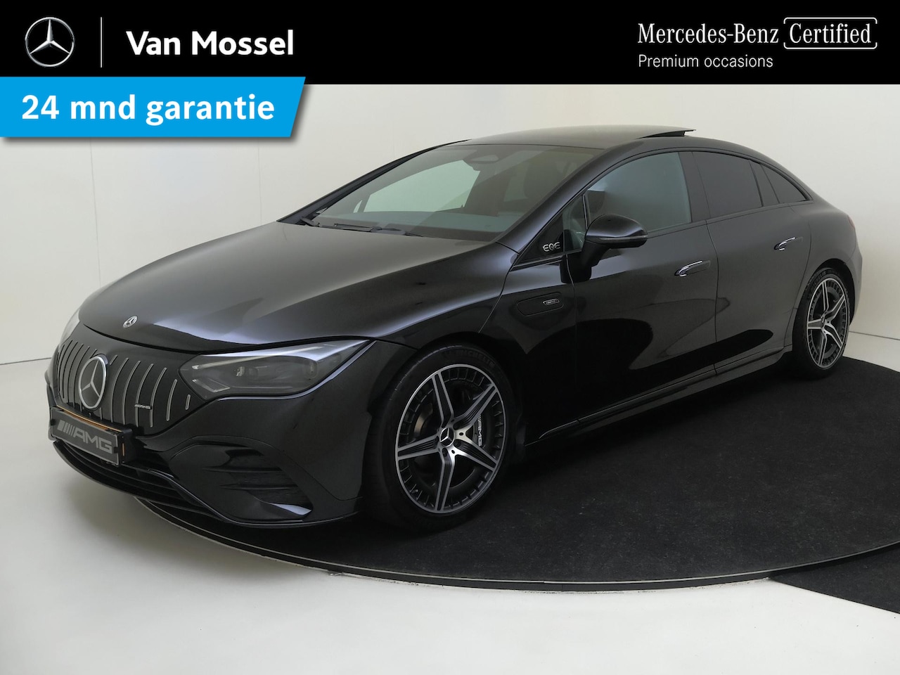 Mercedes-Benz EQE - AMG 53 4MATIC+ 90 kWh / Panoramadak/ Night/ Digital Light/ Memory - AutoWereld.nl