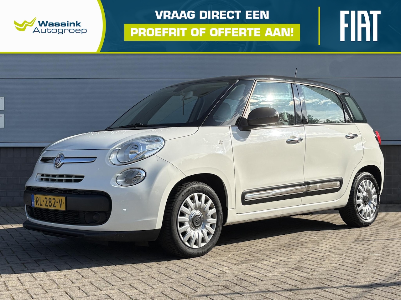 Fiat 500 L - 0.9 TwinAir PopStar | Airco | Cruise control | - AutoWereld.nl