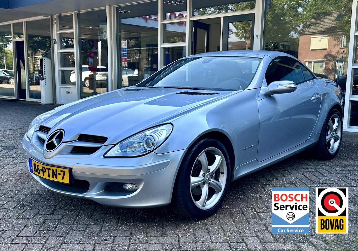 Mercedes-Benz SLK-klasse - 200 K. Leer, Airscarf, Stoelverwarming, LM.. - AutoWereld.nl