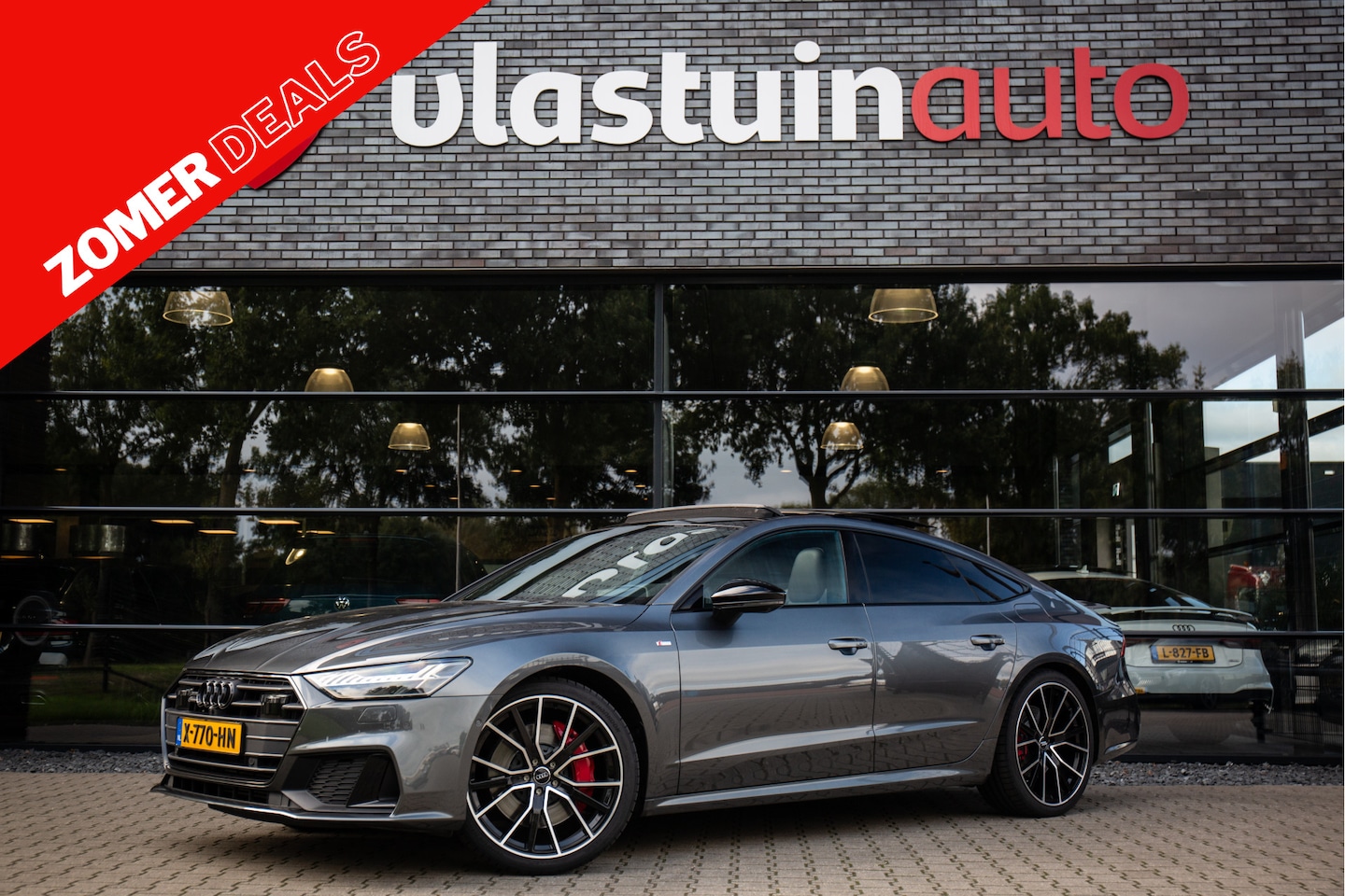 Audi A7 Sportback - 55 TFSI e quattro Competition 55 TFSI e quattro Competition , Panoramadak, Head-up Display, S7 Diffuser, RS-seats - AutoWereld.nl