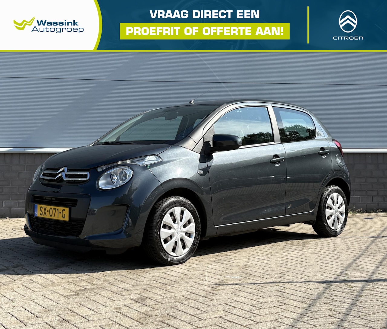 Citroën C1 - 1.0 e-VTi Feel | Airco | Bluetooth | 5-deurs | Fietsendragerbeugel | - AutoWereld.nl