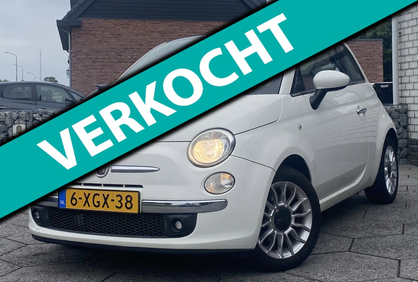 Fiat 500 C - 0.9 TwinAir Lounge Cabrio/ Automaat/ AC/ Leer/ Nwe Mechatronic - AutoWereld.nl