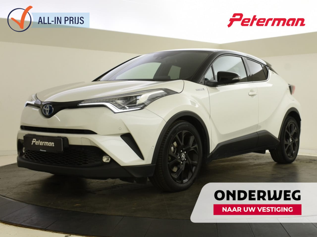 Toyota C-HR - 1.8 Hybrid Style Bi-tone | PDC | Blindspot | Stoelverw. | Leer - AutoWereld.nl