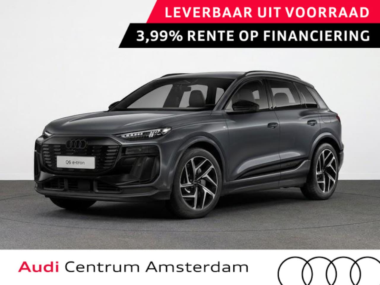 Audi Q6 e-tron - S edition 83 Kwh 252 pk | Glazen panoramadak | Trekhaak, mechanisch draaibaar | Exterieurp - AutoWereld.nl