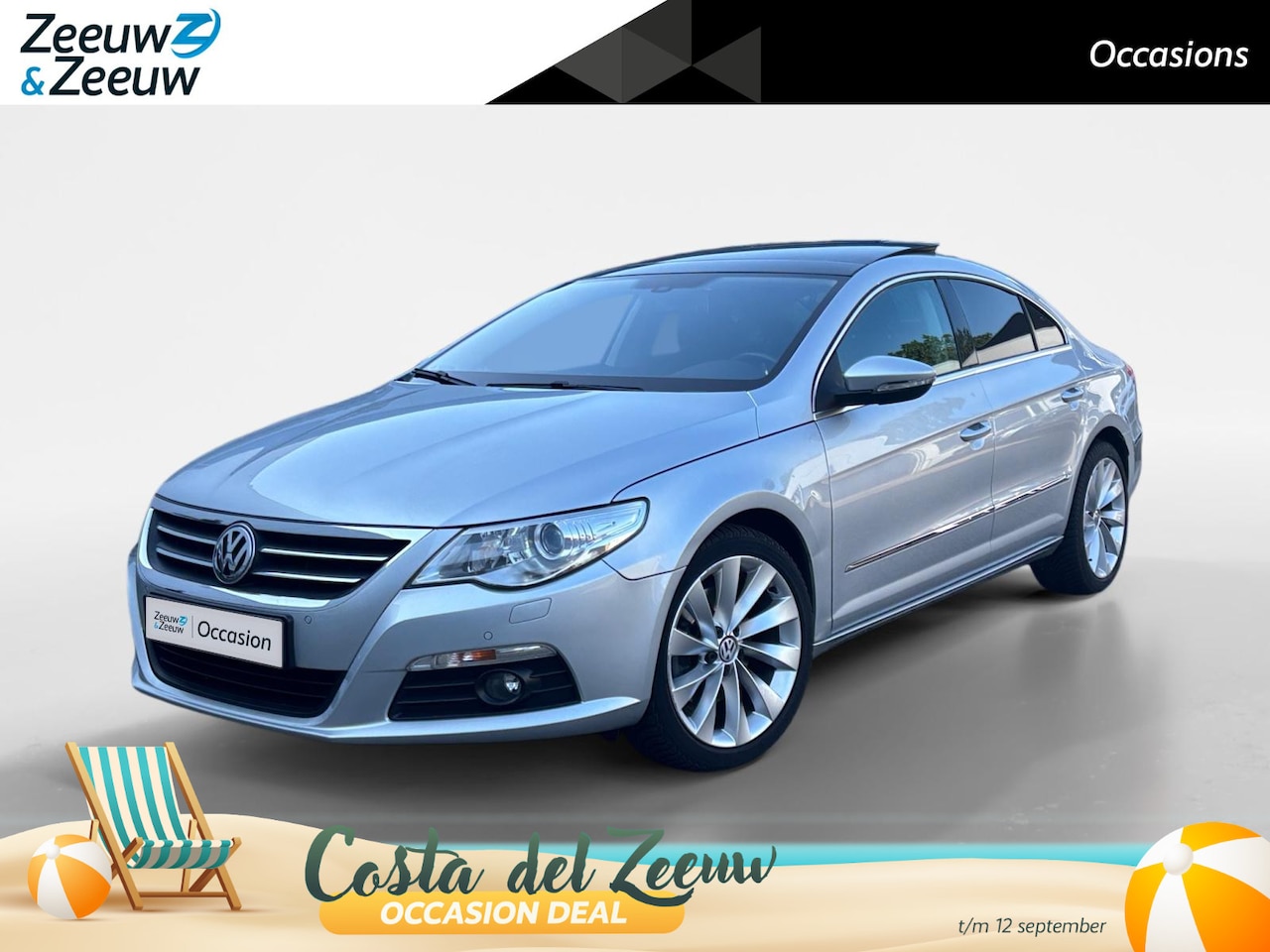 Volkswagen Passat CC - 1.8 TSI 4p. | Panoramadak | Stoelverwarming | Climate Control | Parkeersensoren | 12 maand - AutoWereld.nl