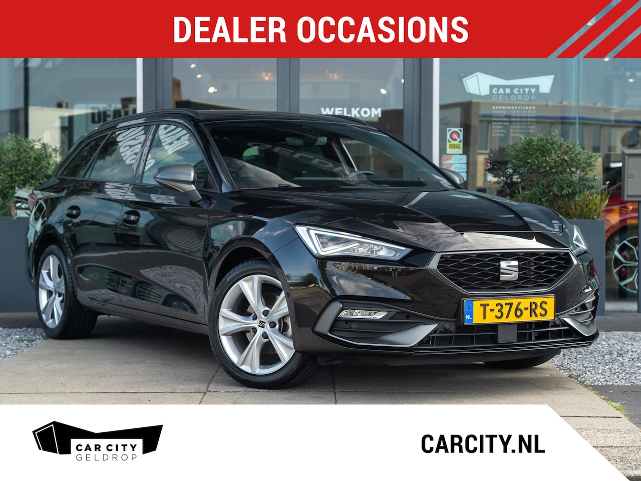 SEAT Leon Sportstourer - 1.0 eTSI FR Business Intense / Adaptieve cruise / Camera / Carplay - AutoWereld.nl