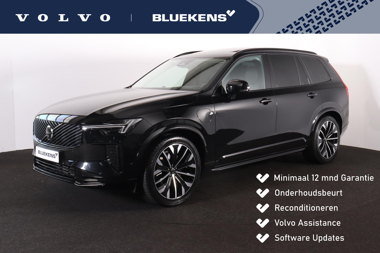 Volvo XC90 - T8 Recharge AWD Ultra Dark - Luchtvering - Panorama/schuifdak - IntelliSafe Assist & Surro - AutoWereld.nl