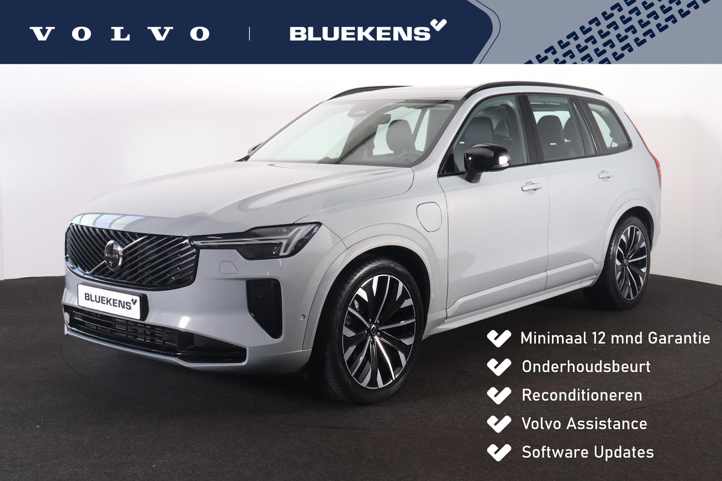 Volvo XC90 - T8 Recharge AWD Ultra Dark - Luchtvering - Panorama/schuifdak - IntelliSafe Assist & Surro - AutoWereld.nl