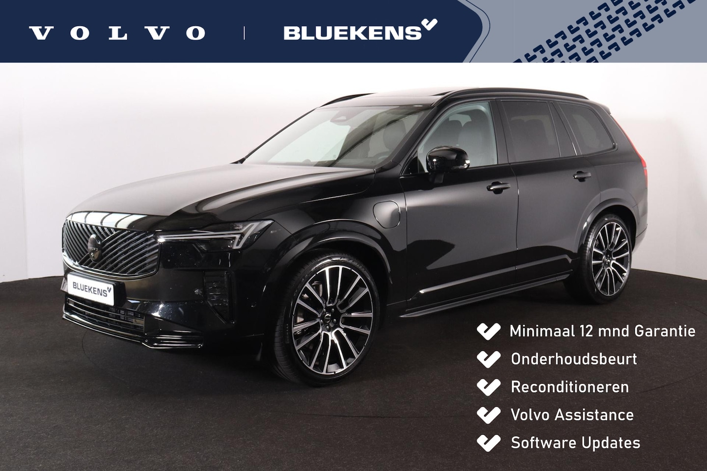 Volvo XC90 - T8 Recharge AWD Ultra Black Edition - Panorama/schuifdak - Luchtvering - IntelliSafe Surro - AutoWereld.nl