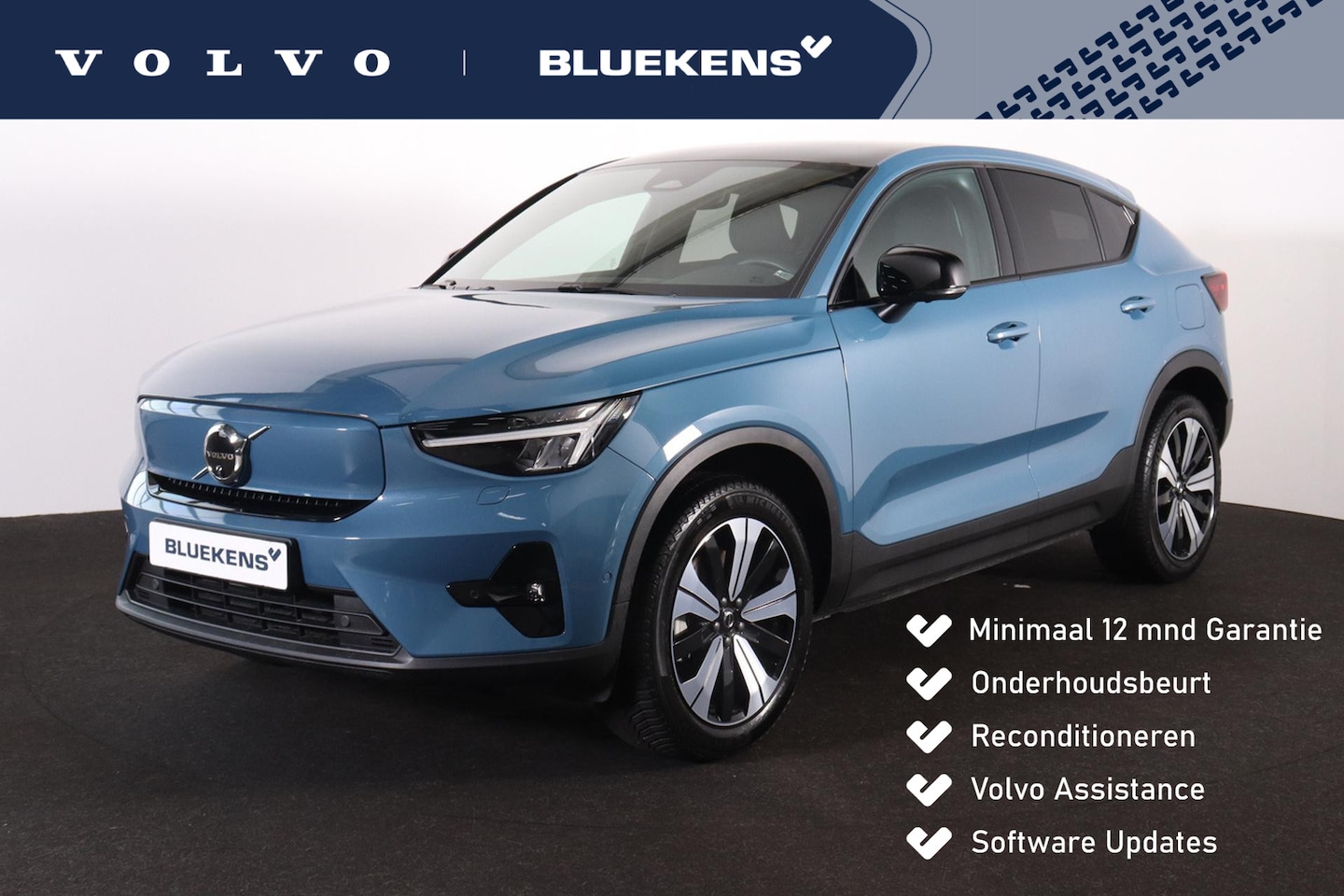 Volvo C40 - Recharge Ultimate 69 kWh - Panoramadak - IntelliSafe Assist & Surround - 360º Camera - Har - AutoWereld.nl